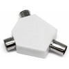 Mr. Gadget's Solutions 2 WAY TV AERIAL Y ADAPTER COAX/COAXIAL