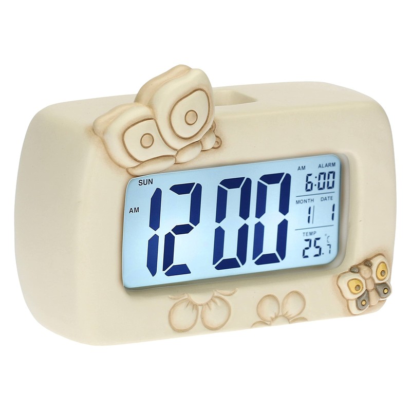 THUN - Digital clock with butterflies and flowers - Elegance