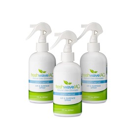 Fresh Wave IAQ Commercial Odor Eliminating Air & Surface Trigger Spray, 8 Fl. Oz. | Pack of 3 | Safer Odor Relief | Natural Plant-Based Odor Eliminator | Odor Absorber for Home or Commercial Areas