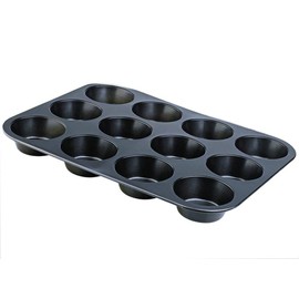 Space Home - 2X Cupcake Tray - Cupcake Baking Tray - Muffin Tray - Muffins Tin - Non Stick Muffin Baking Tray - Reusable Cupcake Tin - Baking Mold for Muffins