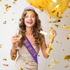 Purple Birthday Queen Sash and Crown Decorations for Women