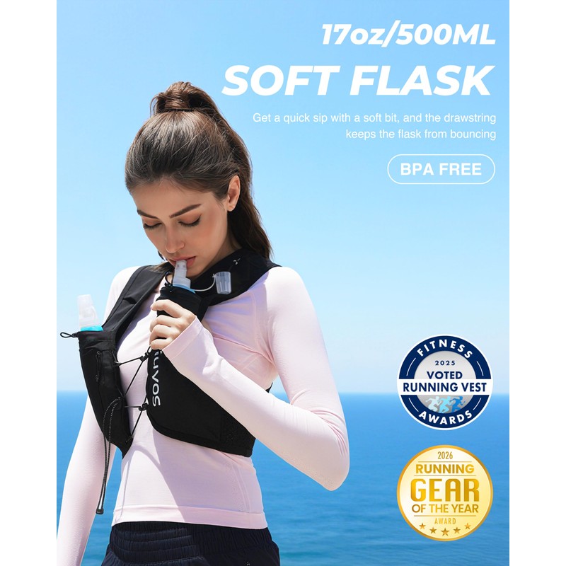 Oiuyos Running Vest for Women Men - USA Design -