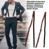 Suspenders Abrasion Resistance Exquisite Appearance Stylish Simple Adjustable Mens Suspenders