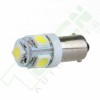 topcn-autoparts 2X T4W BA9S White 5-5050-SMD LED Bulb Wedge Side