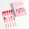 MISUD Press on Nails Extra Long Square Fake Nails Glossy