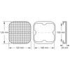 KS Tools 160.0529 Rubber Pad 01 Universal for Trolley Jacks