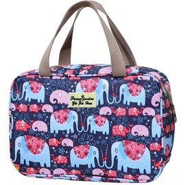 Toiletry Bag Women's Toiletry Bag Large Women's Toiletry Bag Portable Women's Cosmetic Bag Travel Makeup Bag Waterproof Portable Cosmetic Bag, Blue elephant, simple