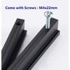 Qrity 2 Units L 90° Kitchen Cupboard Cabinet Door Handle