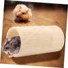 Sosoport Bamboo Hamster Tunnel Chinchilla Hideout Small Pet Activity Toy