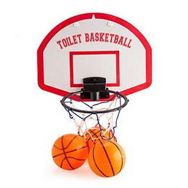 MDI Australia Toilet Basketball Game, White/Orange/Red