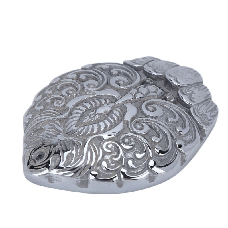 Natural Terahertz Pendant Peacock Pattern Carved Energy Stone Hanging Ornament