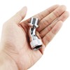 TAODAN Silver Brass Hose Elbow Adaptor G1/2 Male to Female
