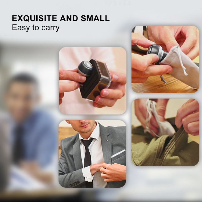 Magnet Adsorption Mobile Phone Electric Beard Shaver Portable Hair Shaver