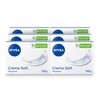 NIVEA Creme Soft Care Soap (6 x 100 g), Nourishing