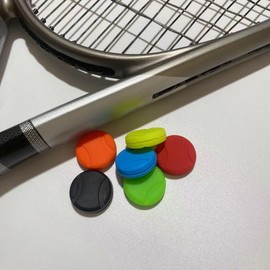 Tennis Dampener Cute/Funny 6 Pack Tennis Ball Tennis Racket Vibration Dampener Soft Silicone Tennis Racquet Shock Absorbing Tennis Damper Tennis Gift, Assorted Design (6 Pack Tennis Ball)