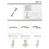GEFONG 95 Degree Half Overlay Kitchen Cabinet Soft Close Universal