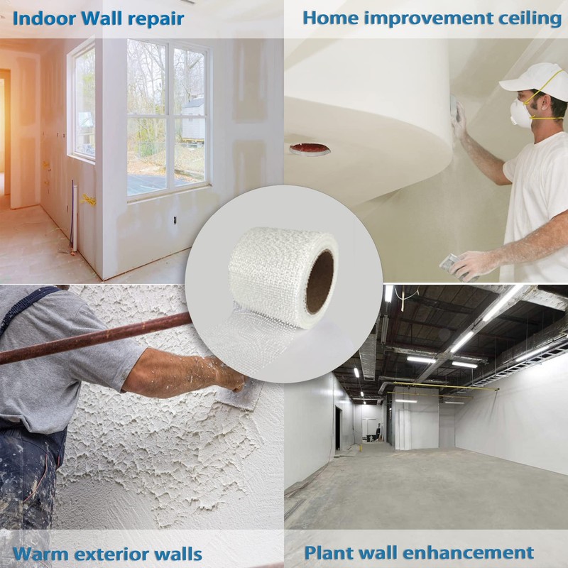 EDSRDRUS Drywall Repair Tape, 2in 4in 6in Multi Options Crack