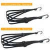 URAQT Bicycle Hooks Rope, 2 Pack Rubber Bungee Cords, Motorcycle