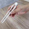 Chip Tongs Salad Food Clip (White, 18CM)