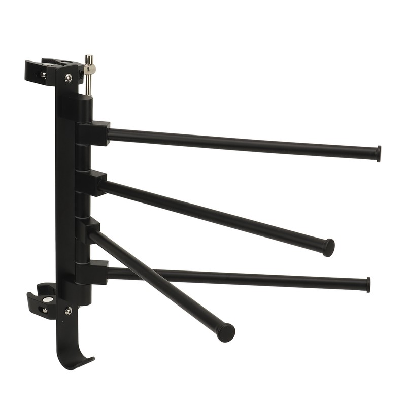 RV Clothes Drying Rack Aluminum Multifunctional Anti Rust 180° Rotatable
