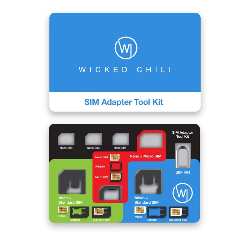 Wicked Chili 8-in-1 Multi SIM Card Tool for All SIM
