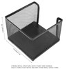 Desk Notes Cube,Mesh Memo Pad Holder,4.1×3.1inch Note Block Holder,Desktop Notepad