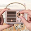 Retro Bluetooth Speaker Old Fashioned Classic Portable Mini Wireless Speaker