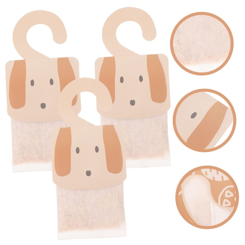 BIUDECO 3pcs Natural Fragrant Sachets for Wardrobe Closet and Car
