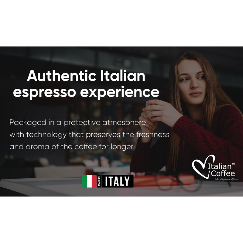 Italian Coffee for Espresso Lovers pods compatible with PRO Professional