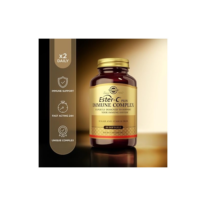 Solgar Ester-C Plus 1000 mg Immune Complex Softgels - Pack