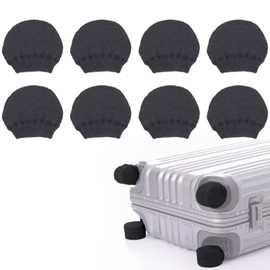 SHINETEC Wheels Cover Dustproof Socks for Luggage Suitcase - Noise Reducing & Anti-Scratch Travel Luggage Wheel Protectors (8 PCS)