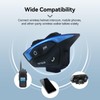 Retevis EZTalk 3A Motorcycle Helmet Headset, 5.1 Wireless Helmet with