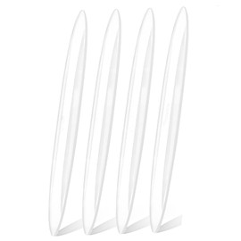 Yuentoen Pack of 4 Car Door Edge Protection, Door Edge Protection, Car Rubber Door Edge Protector, Sticker, Car Door Protector for Car Doors, Edge Protection, Car Door (Transparent)