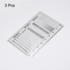 HARFINGTON 3pcs High Precision SEC Size Estimation Chart 83x58mm 0.16mm