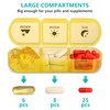 Fullicon Weekly Pill Box Organiser 3 Times A Day, Travel