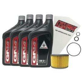 Cyclemax Oil Change Kit compatible with 2014-2024 Honda Pioneer 700 SXS700 M2 M4 Deluxe w/O-rings