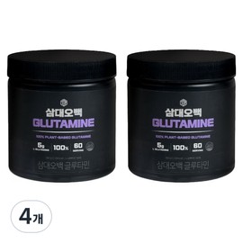 Samdae 5 Baek L Glutamine 300 Powder Powder, 300g, 4 pieces / 삼대오백 L글루타민 300 파우더 분말, 300g, 4개