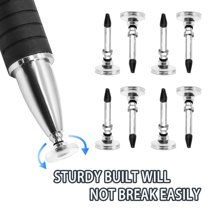 Uenhoy 12 Pcs Universal Stylus Tips Replacement Stylus Pen Disc