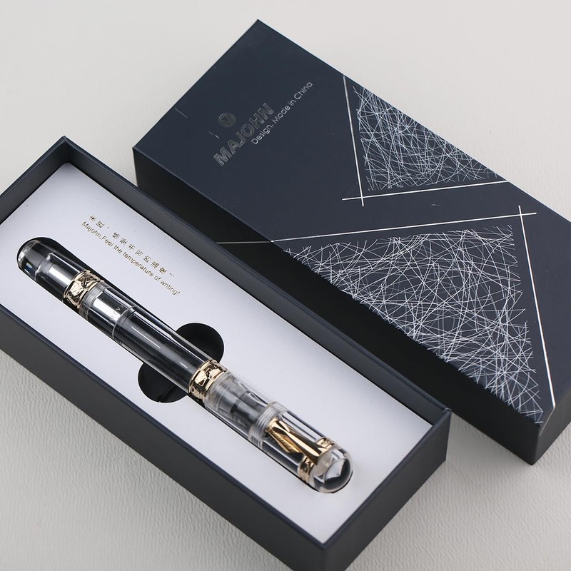 erofa Majohn C5 Vacuum Fountain Pen Medium Nib Large Capacity