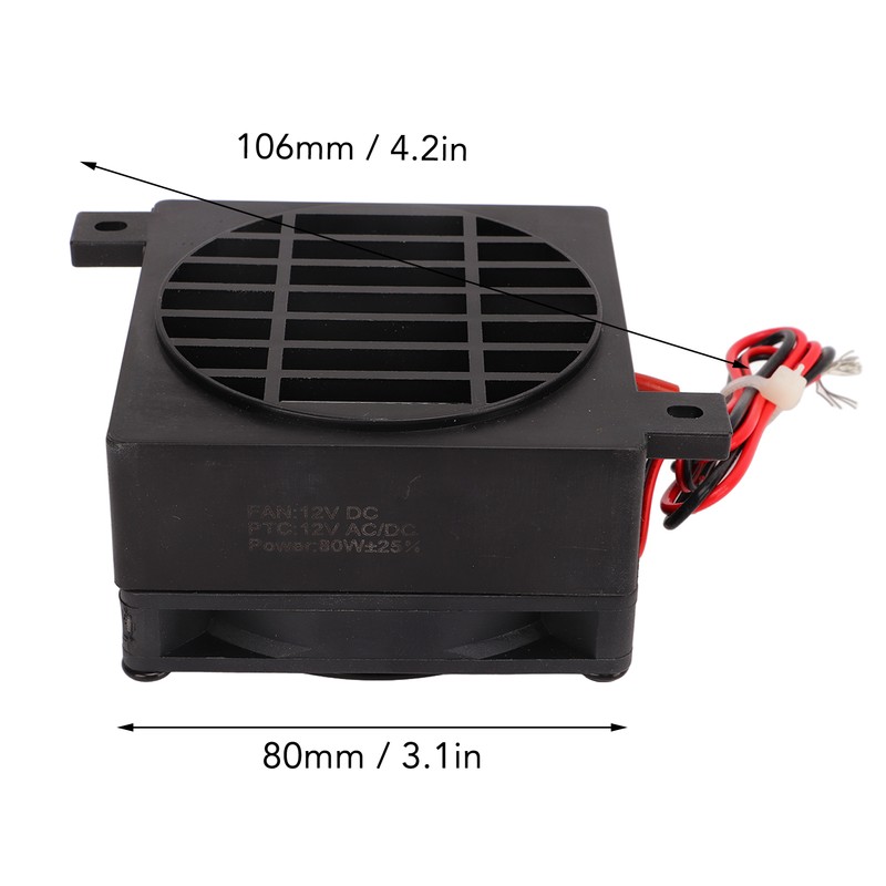 PTC Ceramic Air Heater Constant Temperature Heating Fan Heater Insulation