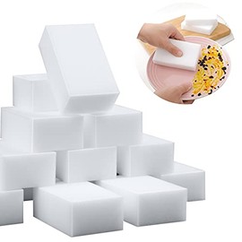 Paquete de 30 esponjas mágicas de limpieza de melamina extra gruesas y duraderas a granel – Almohadillas de limpieza de espuma multisuperficie – Bañera, suelo, zócalo, baño, limpiador de pared