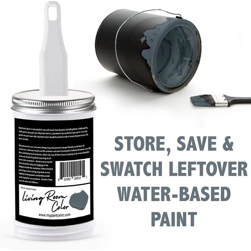 Paint Saint | Sealable Touch Up Container with Brush Attached