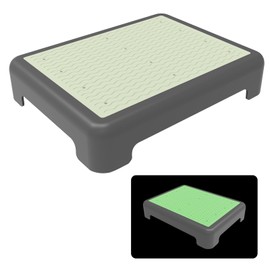 TENGYI One Step Stool for Adults, Noctilucent Bed Step Stools, 650 LBS Capacity, Non-Slip Safety Step Platform Indoor and Outdoor for Seniors, Wide Step Stools Elderly Assistance at Night