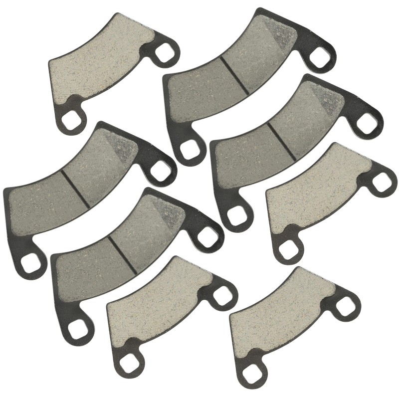 Caltric Front and Rear Brake Pads for Polaris Ranger 570