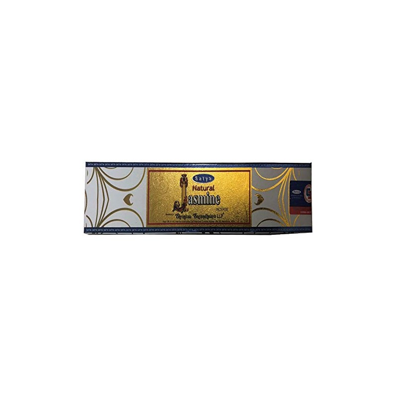 Satya Natural Jasmine Incense Sticks - Pack of 2 (15
