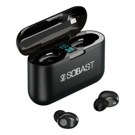 Auriculares Inalámbricos Bluetooth Sobast F9 In-ear Negro