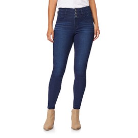 Angels Forever Young Evershape Skinny Jeans for Women - Mid-Rise​​, Figure Enhancing Stretch Denim - Petite, Midsize, Plus Size