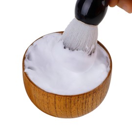 Shaving Bowl and Brush - Soft Bristle Hair Shave Brush,Face Cleaning Makeup Reusable Salon Grooming Tool for Holidays Birthday Easter