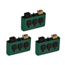 YOKIVE 3 Pcs Retractable Golf Club Brush, 3 in 1 Golf Club Groove Cleaner | Cleaning Golf Clubs, Great for Golf Course Exercise (Green, 2.17x1.26-Inch)