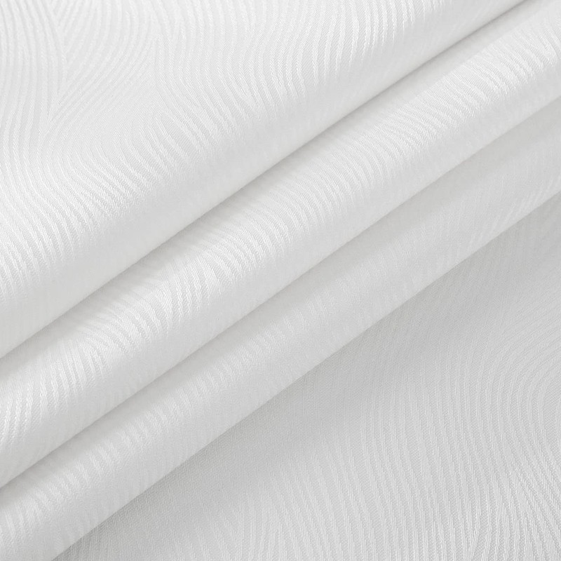 SPRICA Jacquard Round Tablecloth Solid Color 100% Polyester Machine Washable,